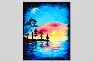 Paint Nite: Moonrise Dawn